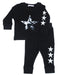 Baby Thermal Shirt and Pants Set - Black Tie Dye Star (10002839896348) (10617105285404)