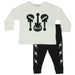 Baby Thermal Shirt and Jogger Set - Born to Rock (10002866897180) (10633340191004)