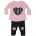 Baby Thermal Top and Legging Set - Football Fan Pink (10002793070876) (10608489496860)