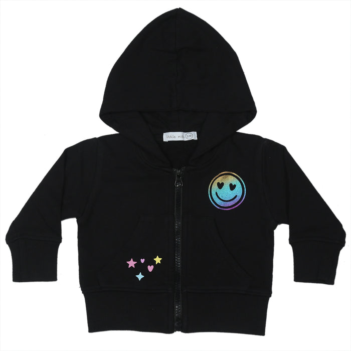 Baby Zip Hoodie -  Multi Smile (10002805391644) (10608492577052)