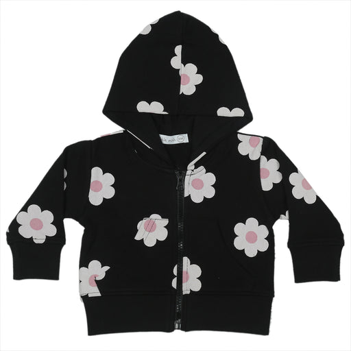 Baby Zip Hoodie -  Flowers (10002821710108) (10608496247068)
