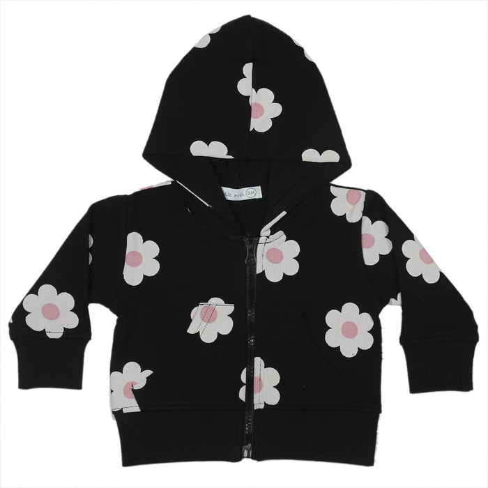 Baby Zip Hoodie -  Flowers (10002821710108) (10608496247068)