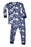 Kids Pajamas - Blue Spray Stars (8987038777628)