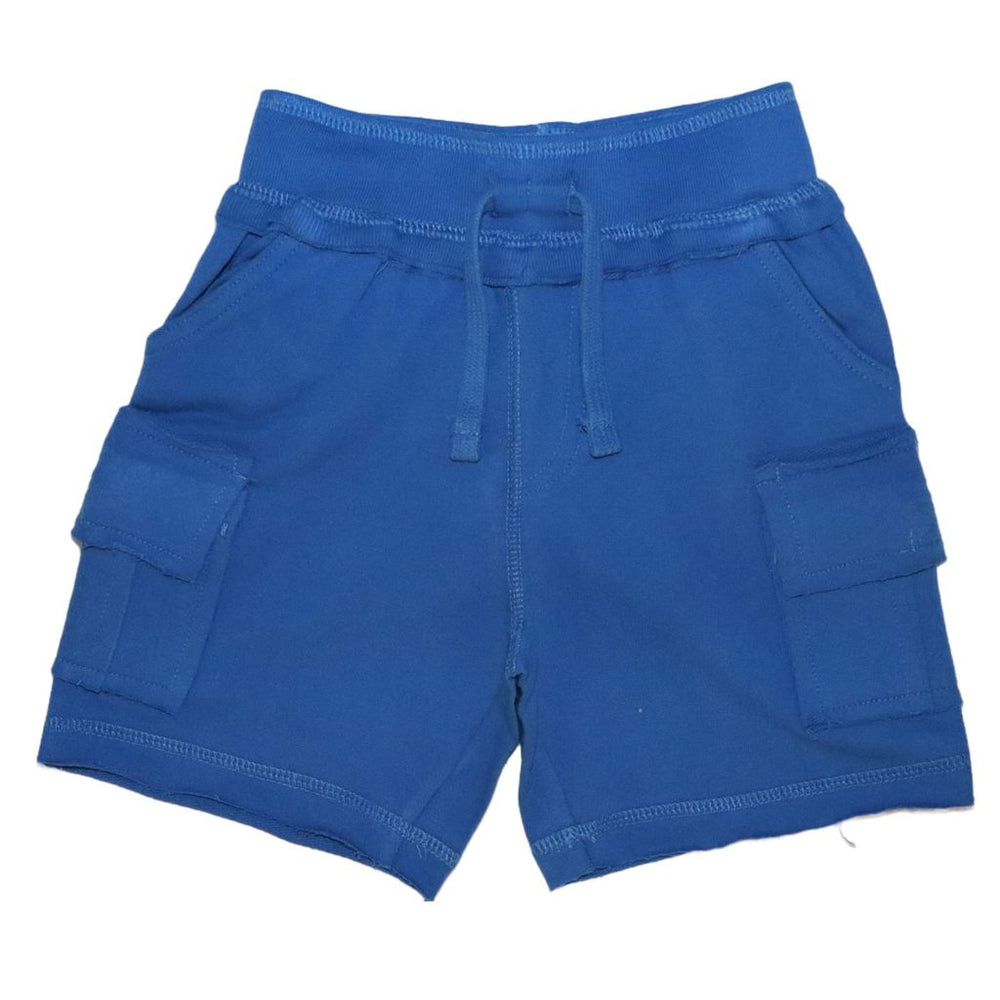 Kids Solid Cargo Shorts - Cobalt (165874270226)