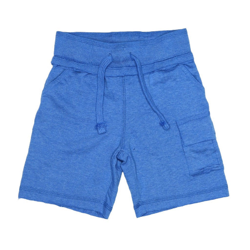 Kids Heathered Cargo Shorts - Distressed Cobalt (9850105298)