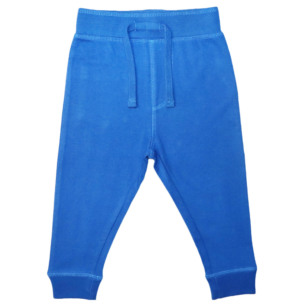 Baby and Kids Solid Jogger Pants - Cobalt (8464200335644)