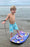 Kids Swim Board Shorts - SURFS UP - Turq (8015208775964)