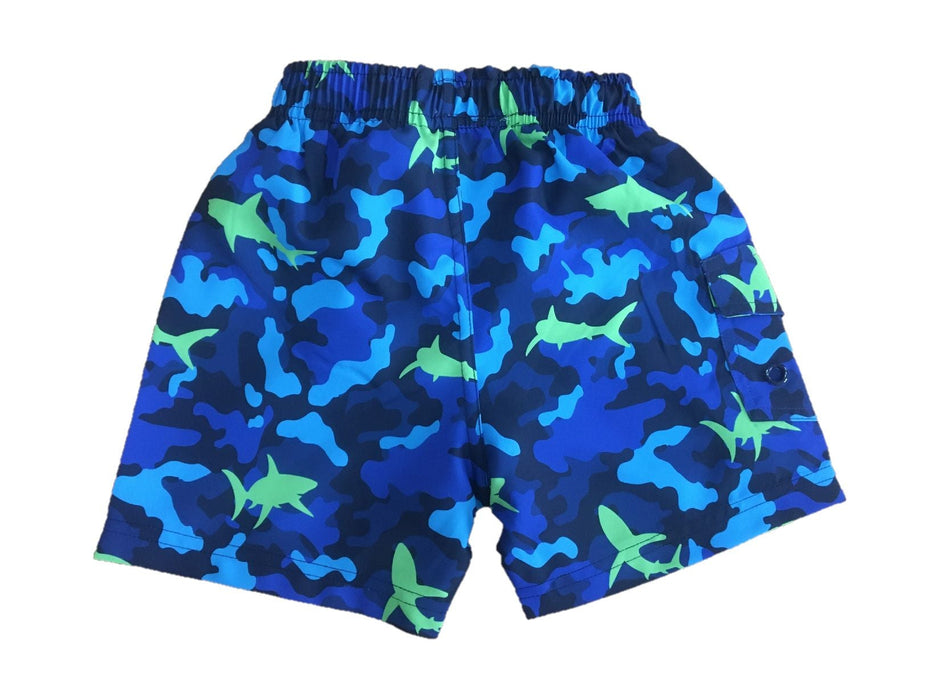 Kids Board Shorts - Shark Camo (8015208349980) (8294759235868)
