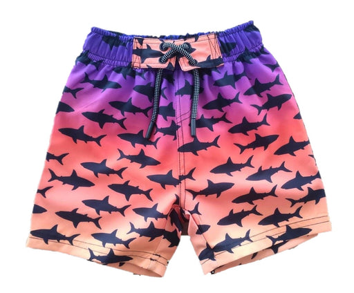 SS24 Kids Board Shorts - Gradient Shark (8349202940188)