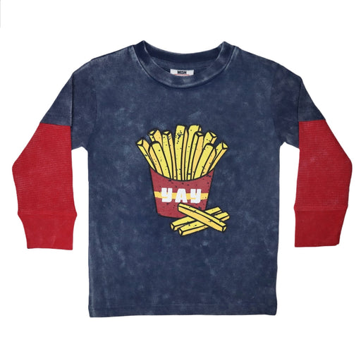 Kids Long Sleeve Enzyme 2Fer Shirt - Fryday (8186357186844)