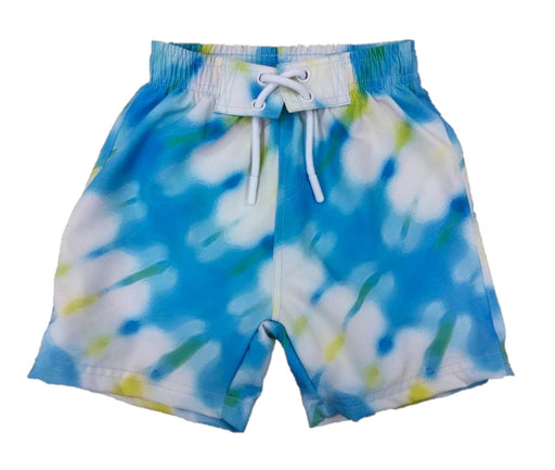 SS24 Kids Board Shorts - Diagonal Tie Dye (8347477901596)