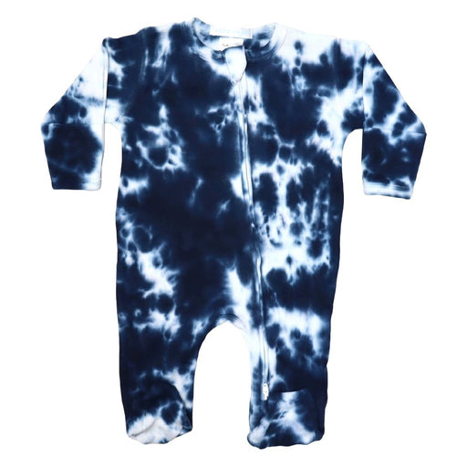 Baby Tie Dye Zipper Footie - Kai (4096907378763)