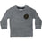 Kids Long Sleeve Enzyme Tee - Smiley - Black (8942126170396)