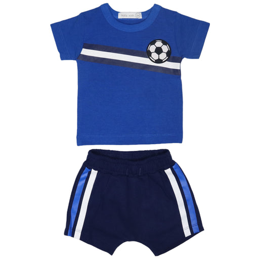 Baby Tee and Shorts Set - Soccer (8375412982044)