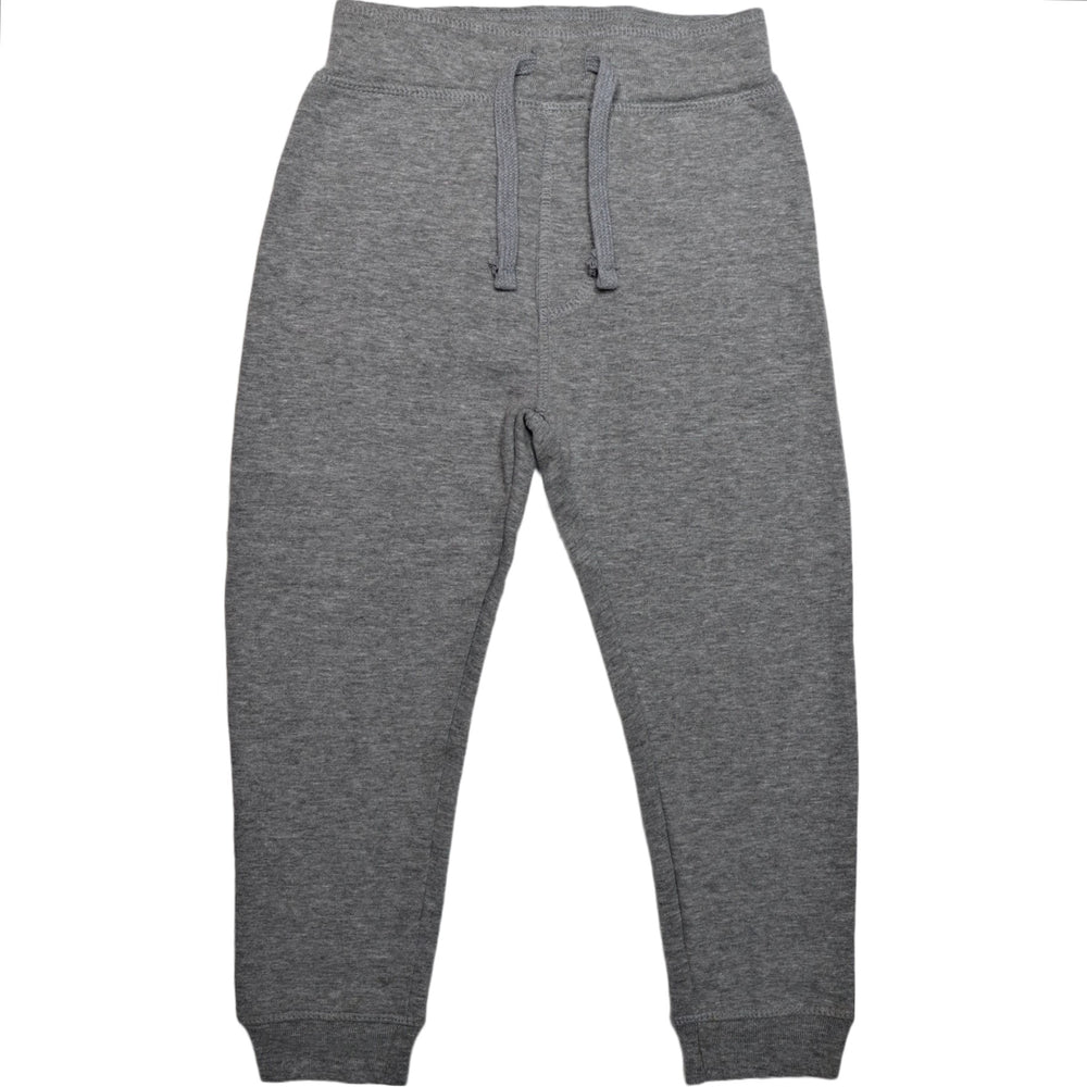 Kids Solid Jogger Pants - Heather Gray (1484969803851)