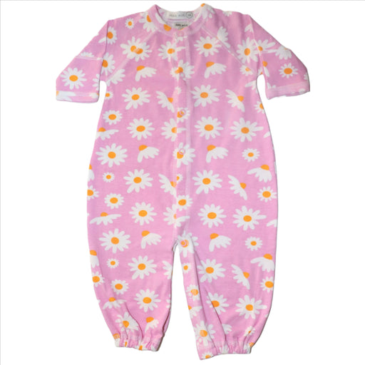 Baby Converter Gown - Pink Daisy (8086241837340)