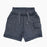 Heathered Cargo Shorts with Single Pocket - Navy (1490378555467)