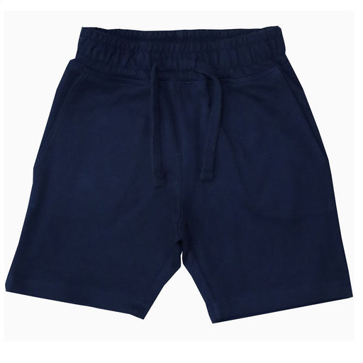 Kids Solid Comfy Shorts - Navy (1489764221003)