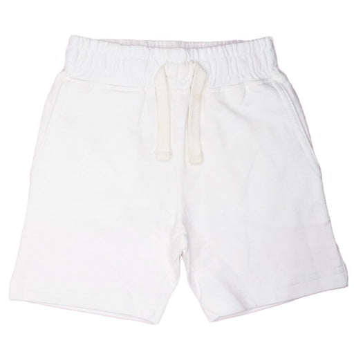 Kids Solid Comfy Shorts - White (1489764548683)