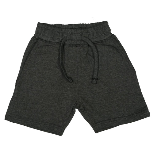Kids Heathered Comfy Shorts - Distressed Black (194078310418)