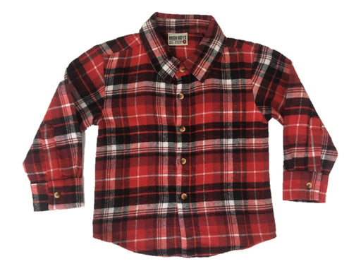 NEW! Long Sleeve Flannel Shirt - Motorcycle (6754255929419)