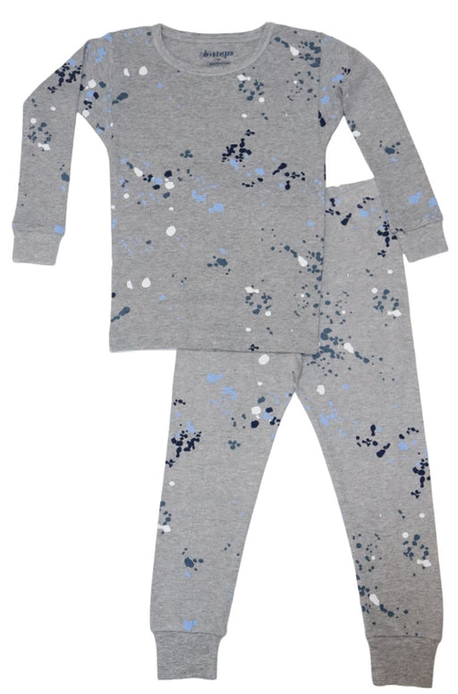 NEW! Kids Pajamas - Grey Multi Splatter (6764396085323)
