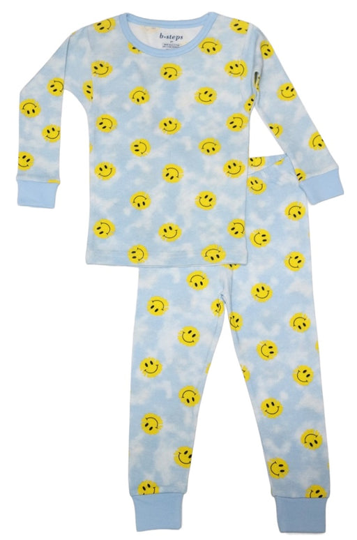 NEW! Kids Pajamas - Happy Scribble Blue (6764407980107)