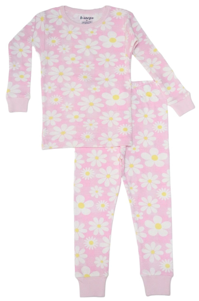 NEW! Kids Pajamas - Daisy Floral on Pink (6764386189387)