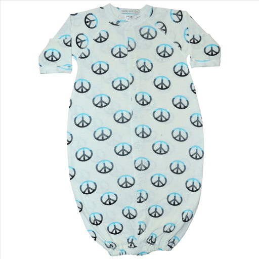 Baby Converter Gown - Blue Peace (8086240887068)
