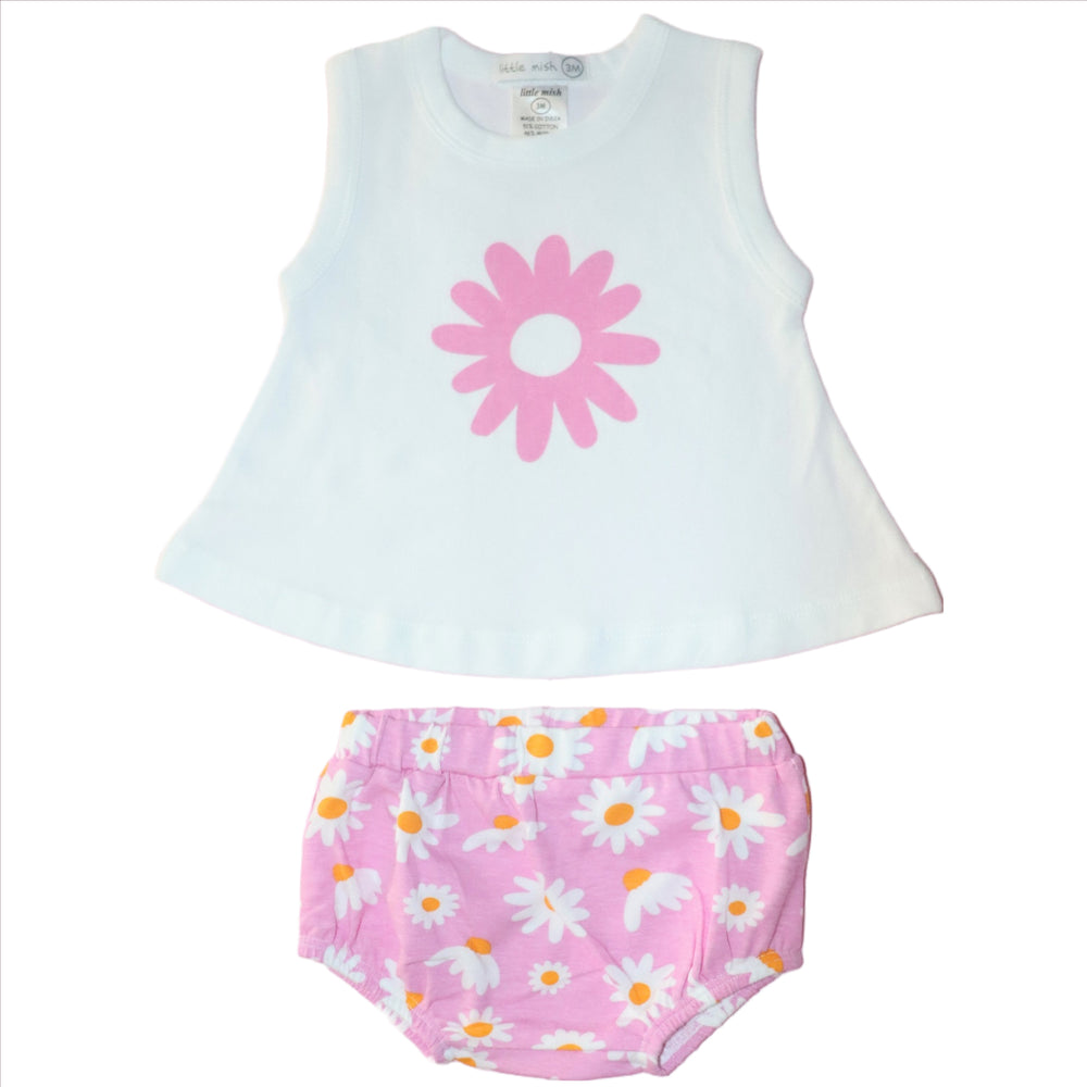 Baby Swing Diaper Set - Pink Daisy (8086199370012)