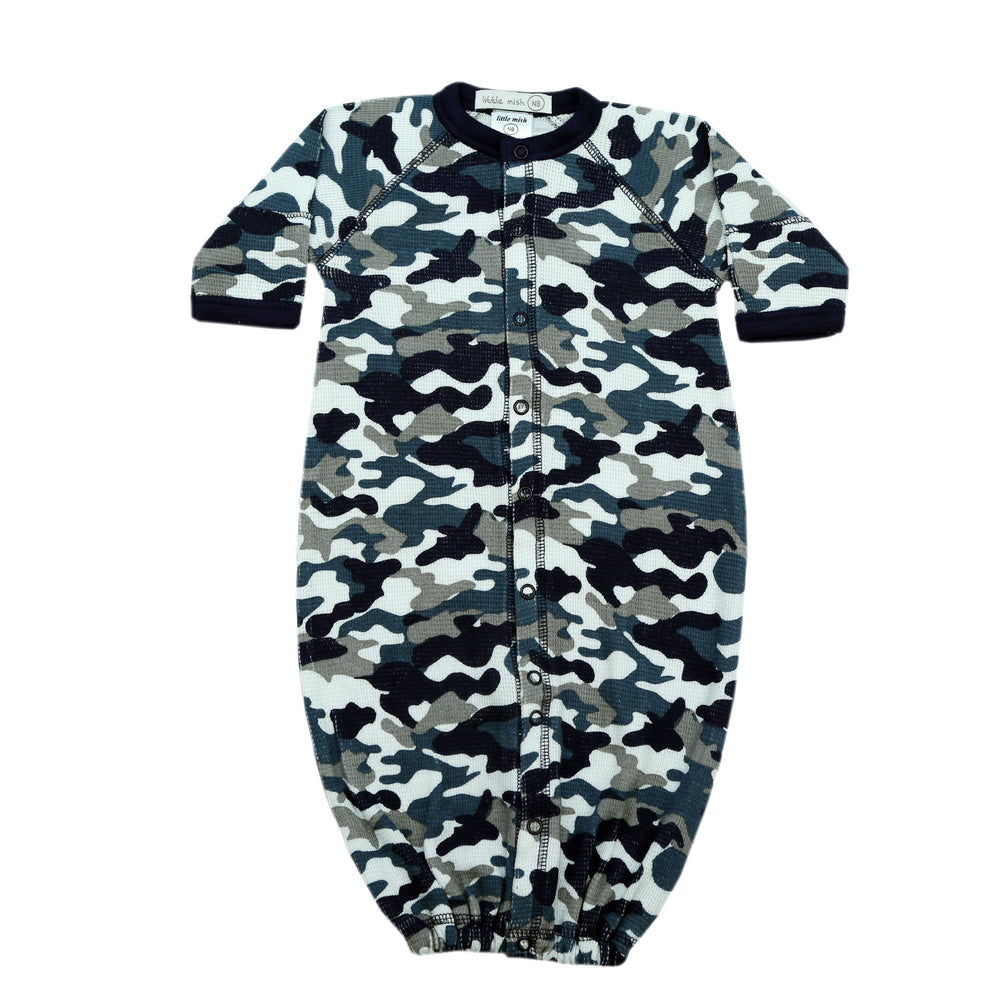 NEW FW20 Little Mish Thermal Converter Gown - Navy Camo (4653794852939)