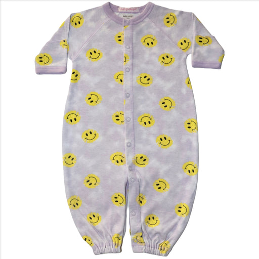 Baby Converter Gown - Happy Scribble Lilac (8092281176348)