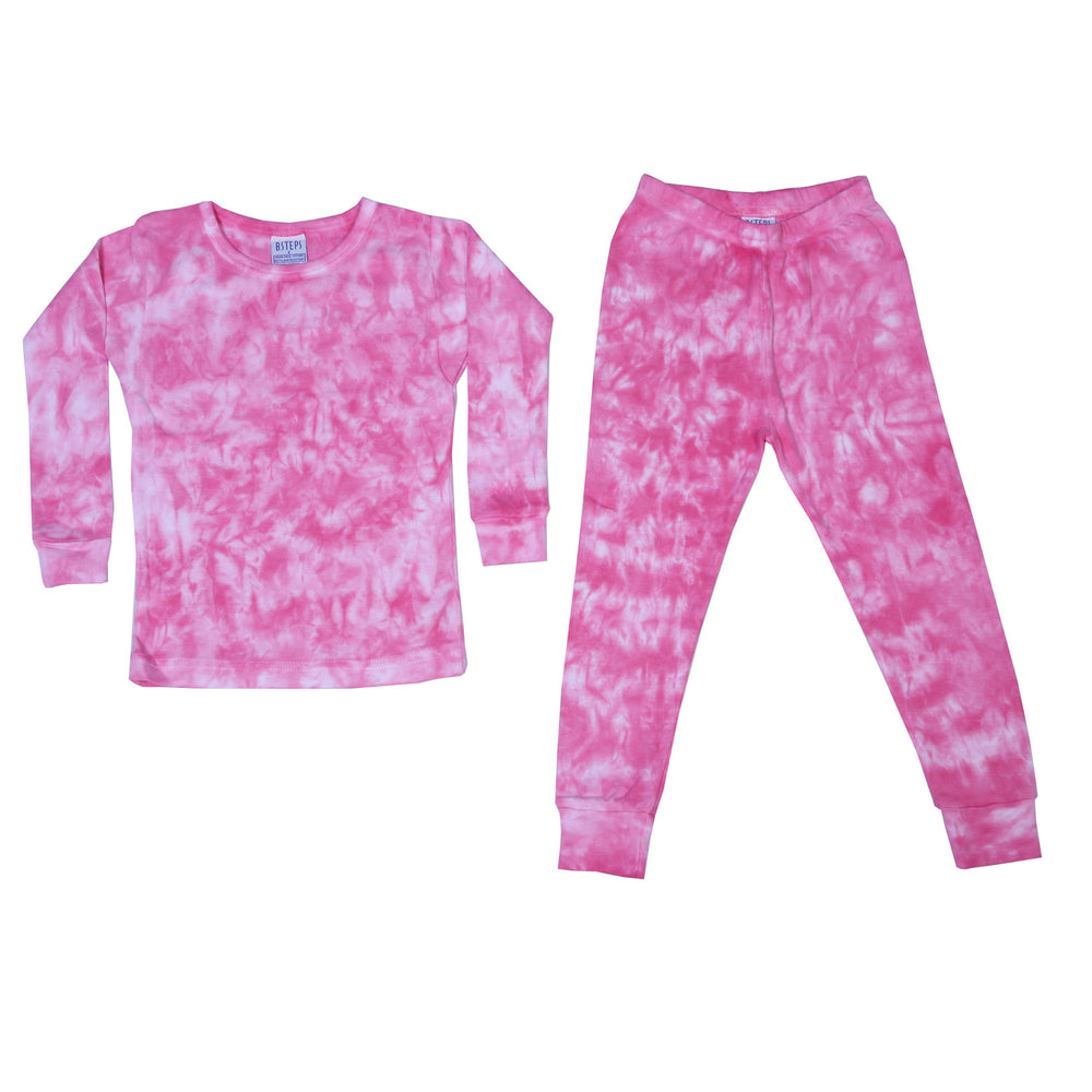 NEW! Tie Dye Crush Pajamas-Bubblegum (6630483853387)
