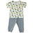 Baby Short Sleeve Shirt and Pants Set - Happy Peace (8084505723164)