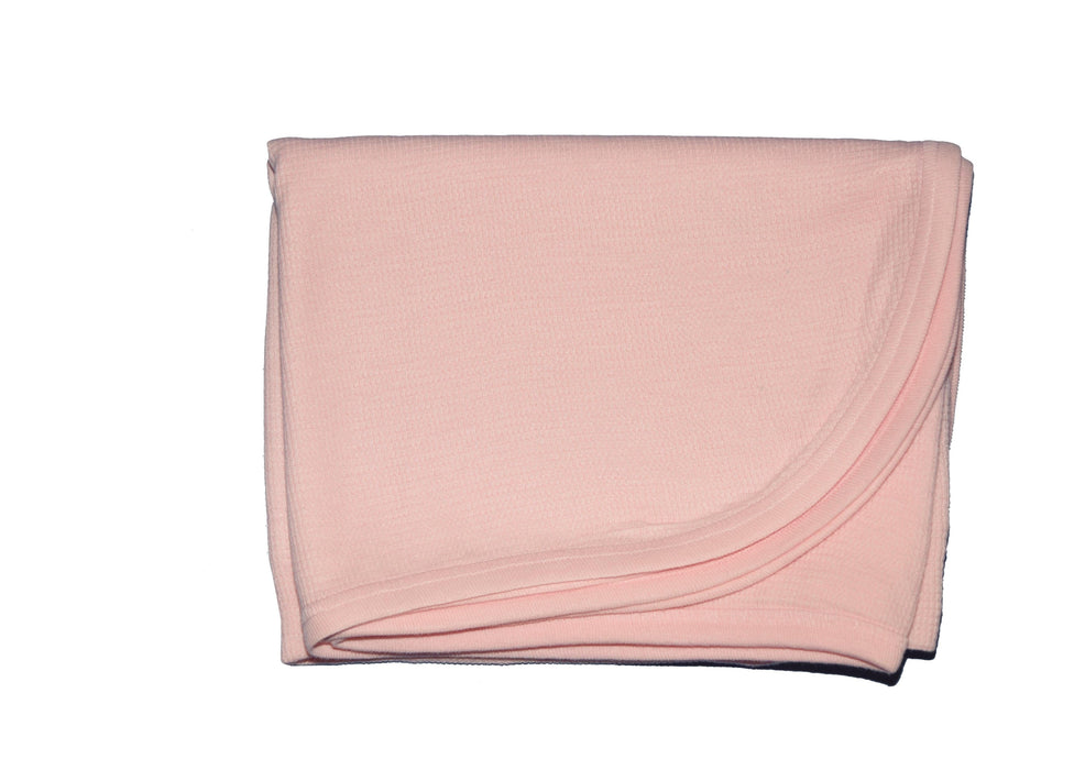 Little Mish SUPER SOFT Thermal Swaddle Blanket - Baby Pink (1516286214219)